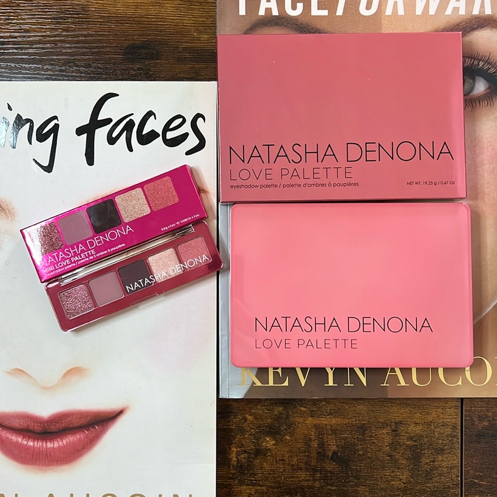 ♥️💜💗Natasha Denona Love Palette and mini Love 🎨